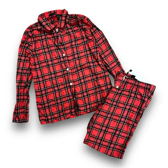 J.Crew | Women’s Pajama Set in Plaid Cotton Flannel (S) ♥️ - Picture 1 of 8